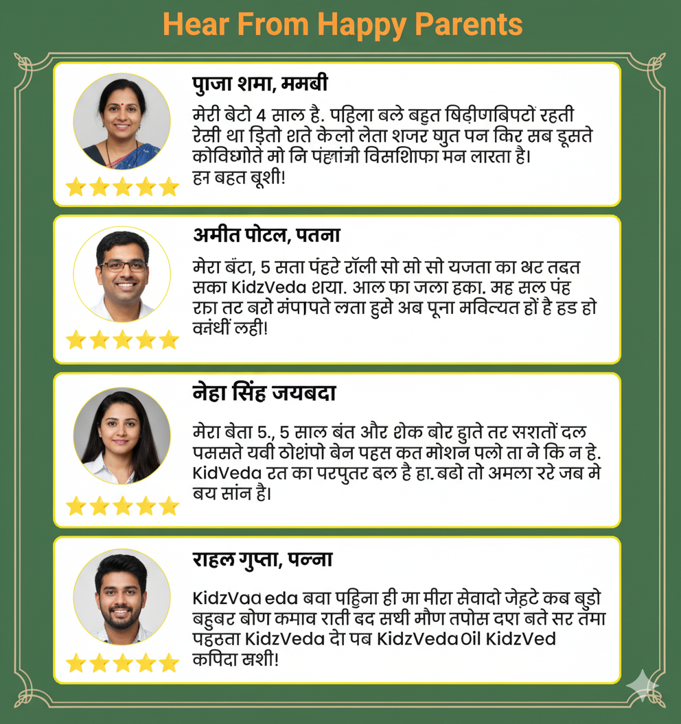KidzVeda Testimonials
